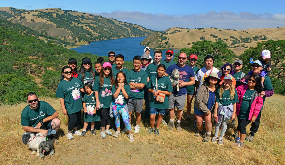 The eighth annual Hike for Hope participants group photo