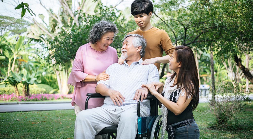 involve family members in caregiving