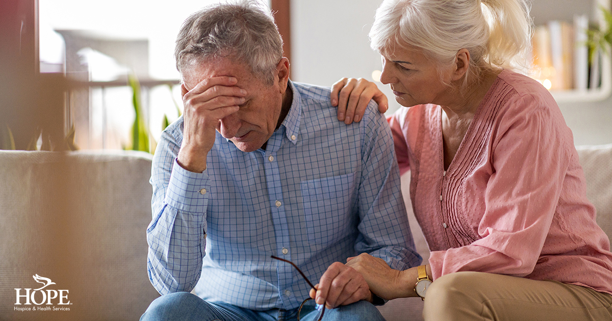 elderly couple