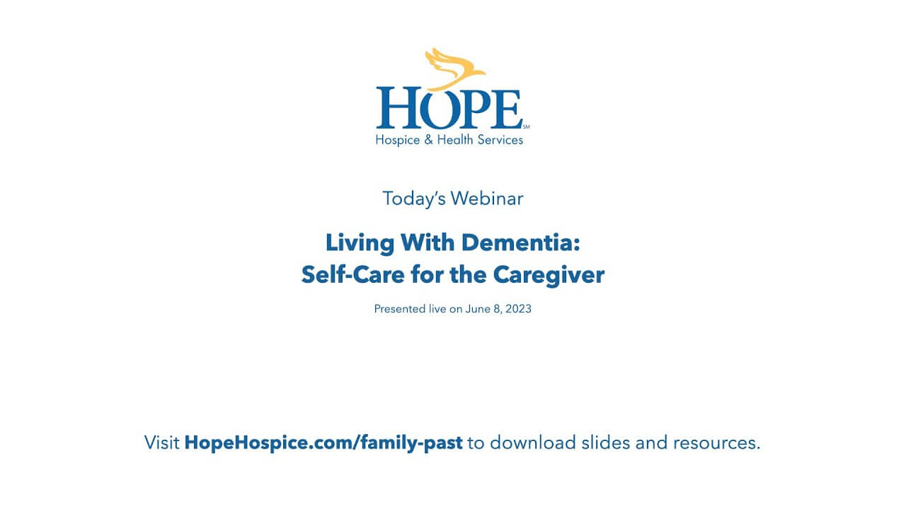 Self-Care for the Caregiver